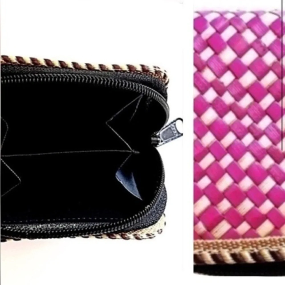 5 for $25! Coin Purse! Handwoven Bamboo!